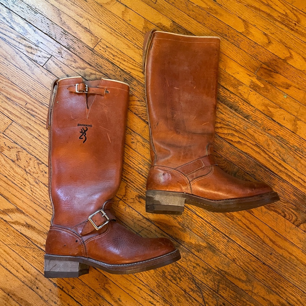 Browning knee-high boots